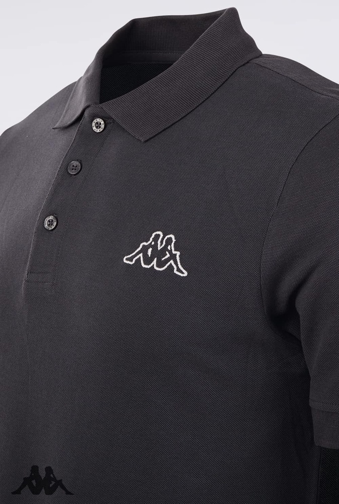 KappaHerrenPoloshirtVenistMen2erPack707468Asphalt-S