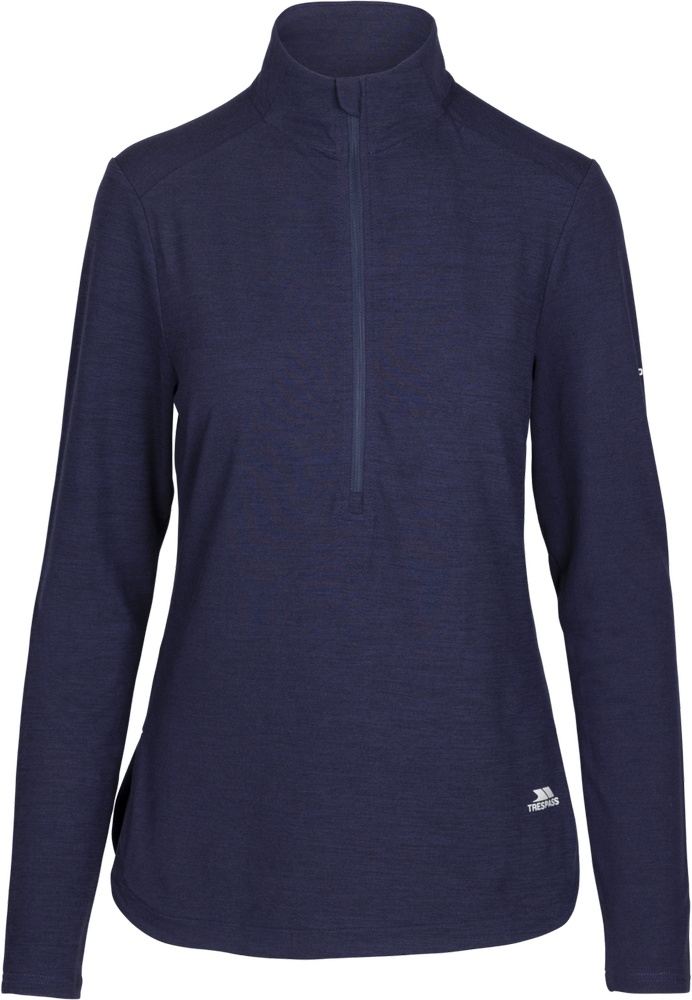 TrespassDamenLongsleeveKansasActiveTopNavyMarl-XXS