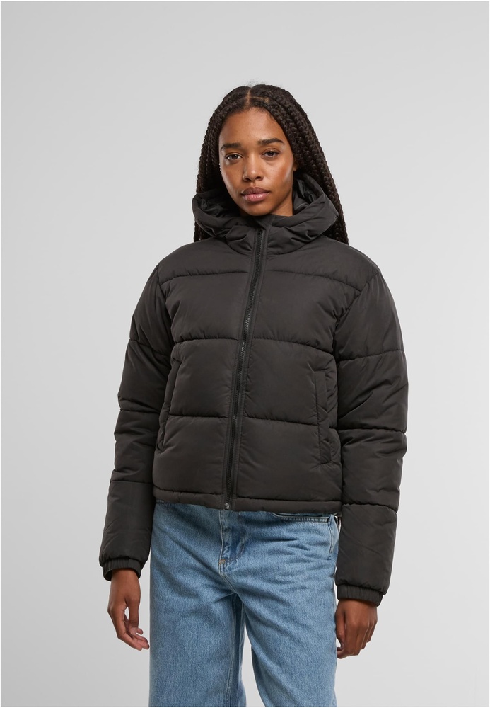 UrbanClassicsDamenSteppjackeLadiesPeachedPufferJacketWithHoodTB7587