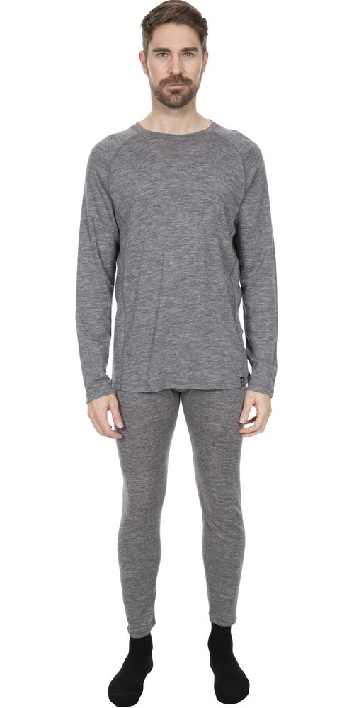 DLXFunktionsunterwscheWexler-MaleDlxMerinoBaseLayerTopDarkGreyMarl