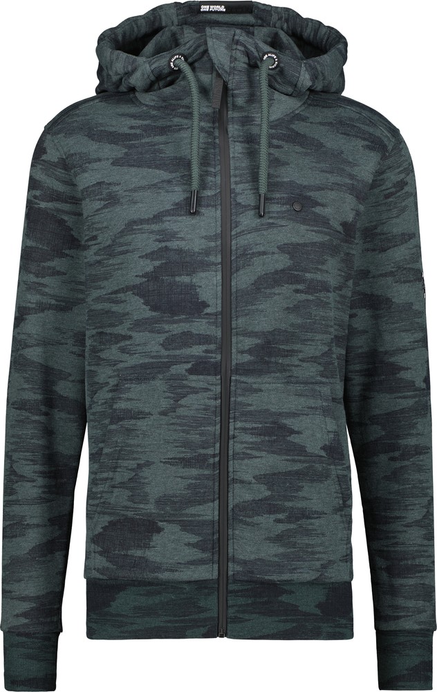 AlifeKickinTrasherAKBSweatjacketDarkForestMelange-2XL