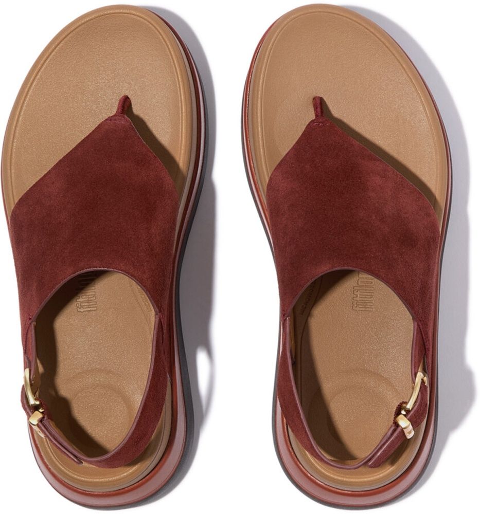 FitFlopDamenSandalenF-ModeStackSuedeBack-StrapToe-PostSandalsE2H