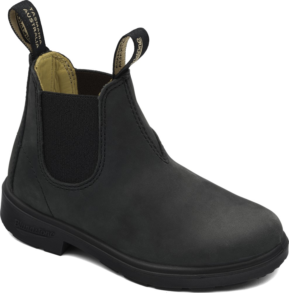 BlundstoneKinderStiefelBoots1325NubuckKidsRusticBlack