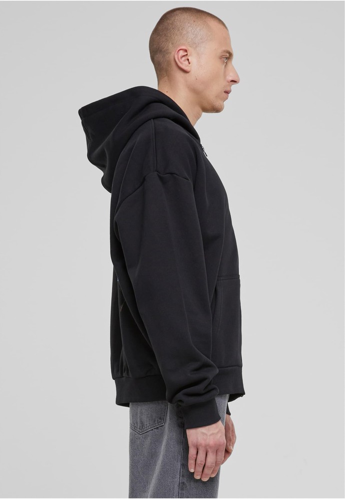 MTUpscaleSweatshirtLePapillonHeavyOversizeZipHoodyBlack