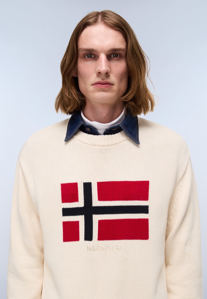 NapapijriPulloverD-MuraCNP0A891UBeigeDimity-XS