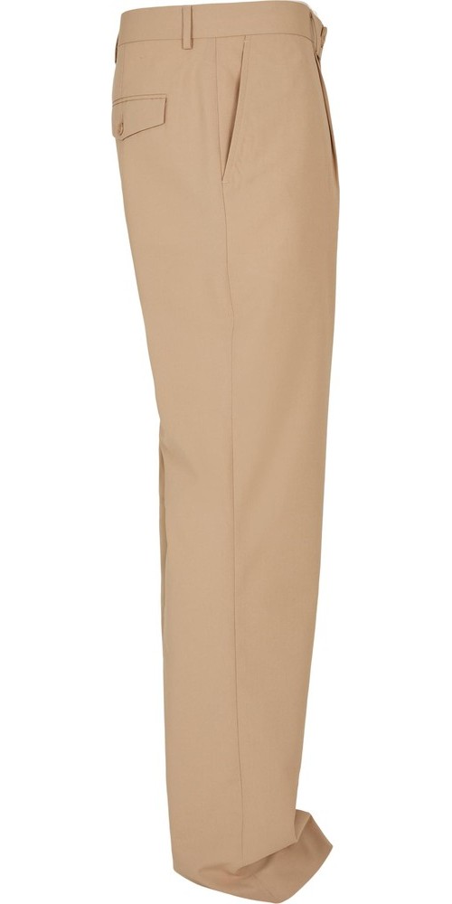 UrbanClassicsStraightPleat-FrontTrousersUnionbeige-28