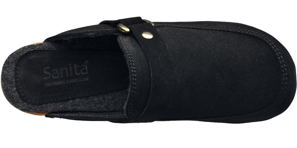 SanitaDamenClogsWood-LissyOpen479140Black-35