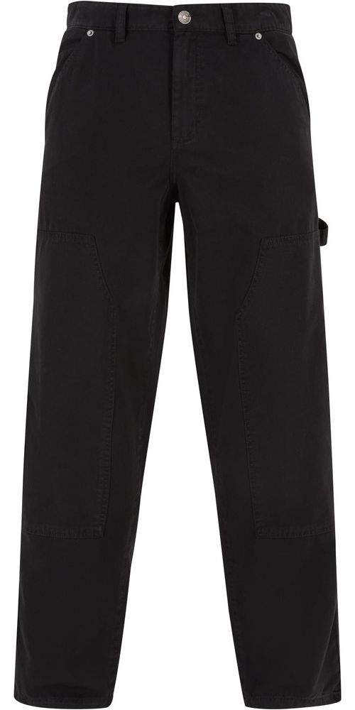UrbanClassicsTwillDoubleKneePantsTB6714Black-28