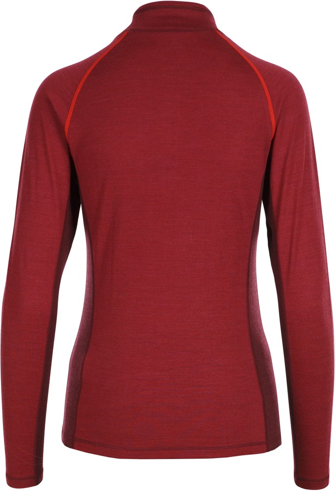 DLXDamenFunktionsunterwscheGretal-FemaleBaseLayerTopDarkHibiscusMarl