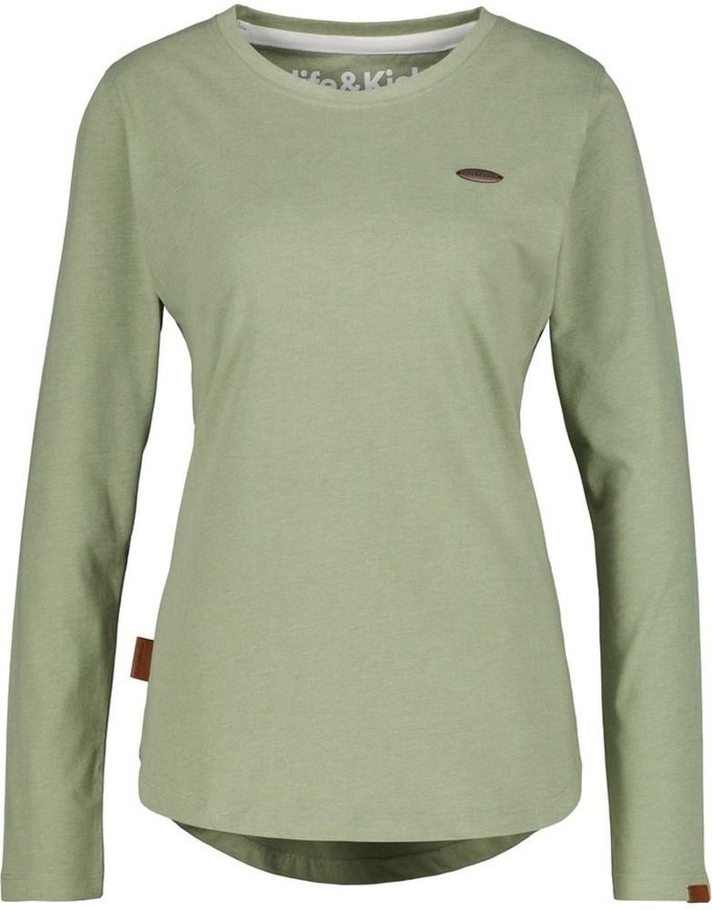 AlifeKickinDamenLeaAKALongsleeveDustMelange-XXL