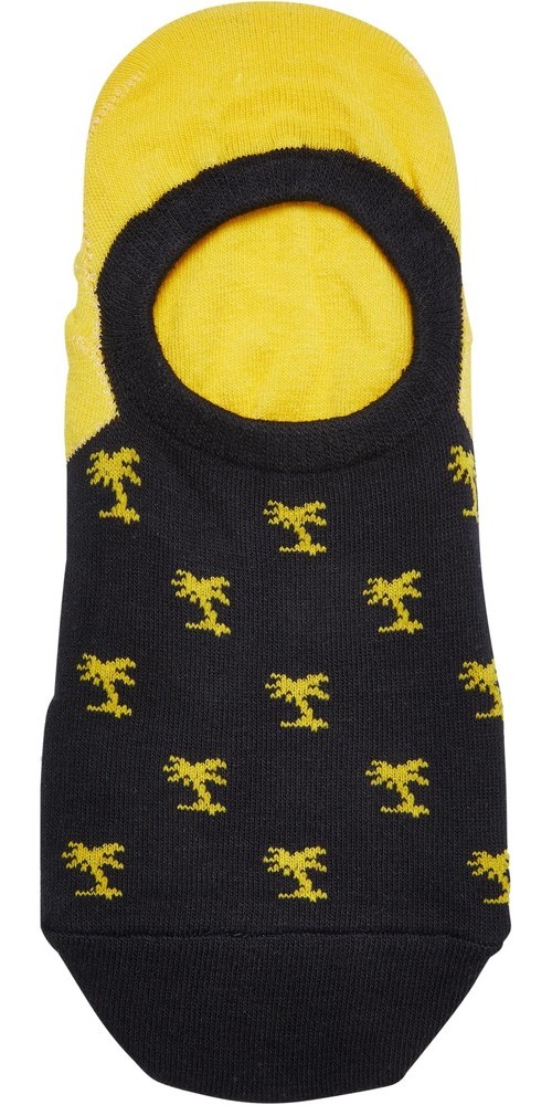 UrbanClassicsReccyledYarnInvisbilePalmtreeSocks4-PackMulticolor