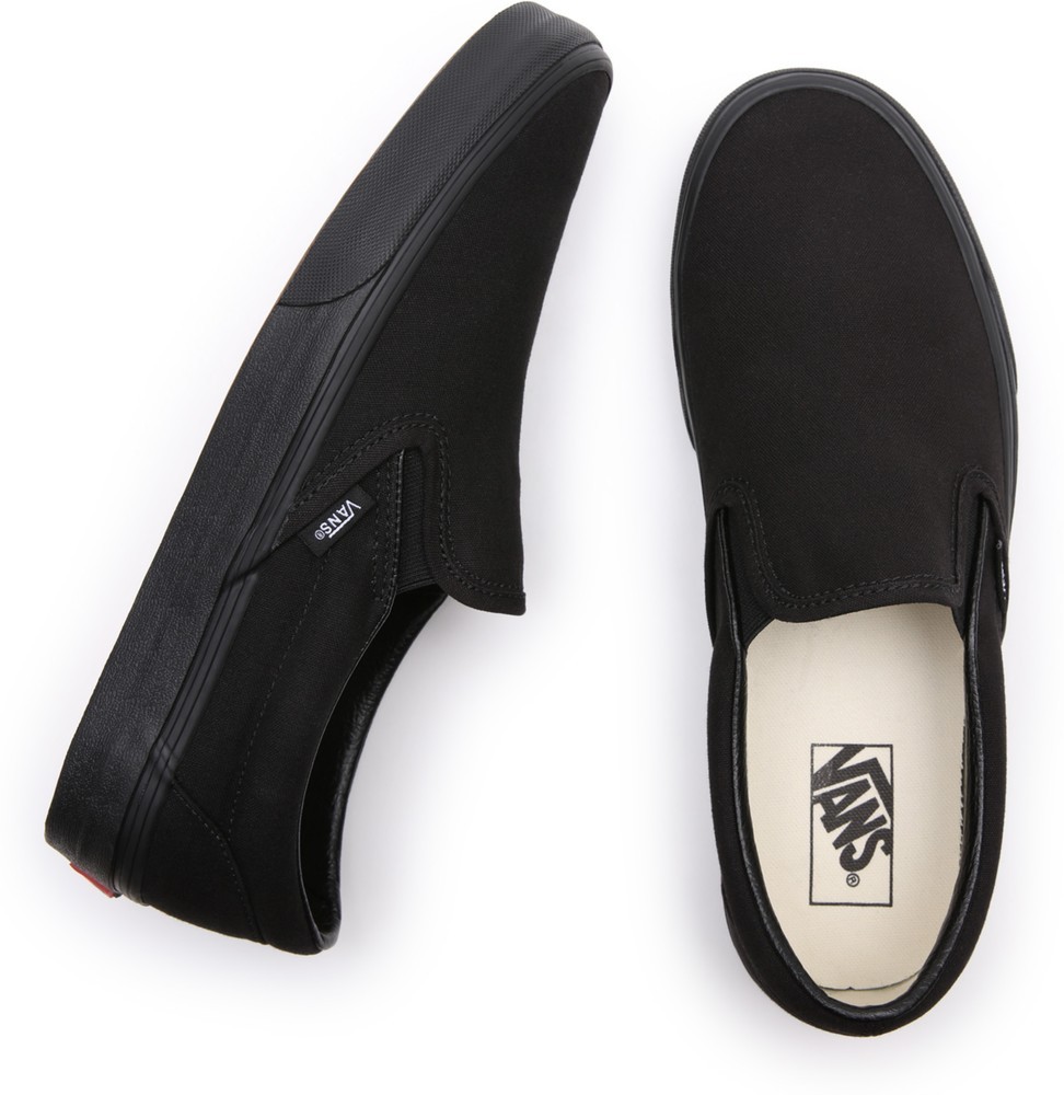 VansUnisexLifestyleClassicFTWSneakerUaClassicSlip-OnBlackBlack