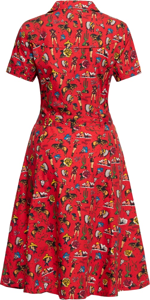 QueenKerosinDamenAopSwingDressQKU36004