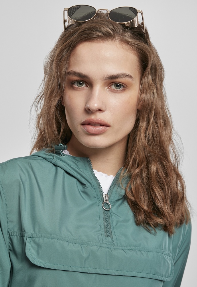 UrbanClassicsDamenJackeLadiesBasicPullOverJacketPaleleaf-3XL