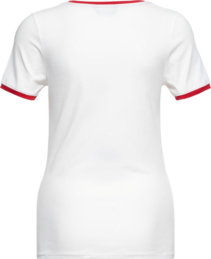 QueenKerosinDamenVintageContrastT-ShirtLagoDiGardaQKU41004