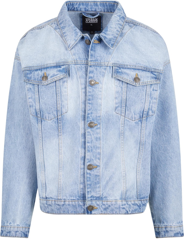 UrbanClassicsHeavyOunceBoxyDenimJacketTB6633NewLightBlueWashed-3XL