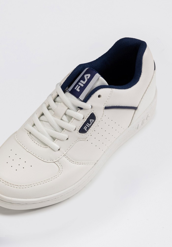 FilaTeensUnisexTennisSneakerCCourtTeensWhite-MedievalBlue