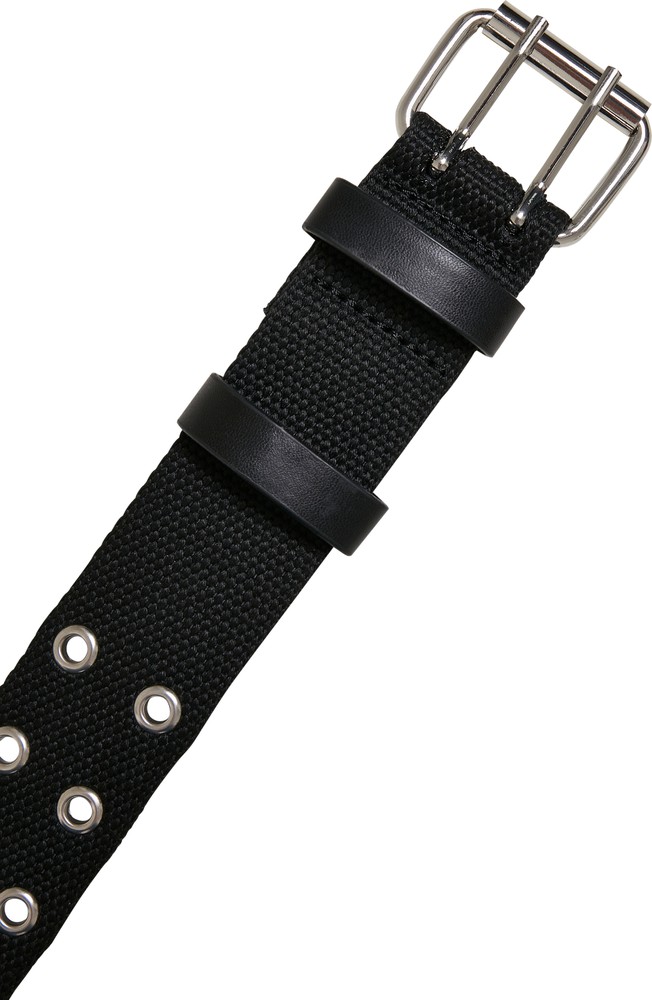 UrbanClassicsGrtelPolyesterEyeletBeltBlackSilver