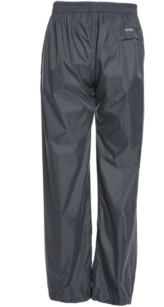 TrespassRegenhoseQikpacPant-UnisexPackawayTrousersTp75Black