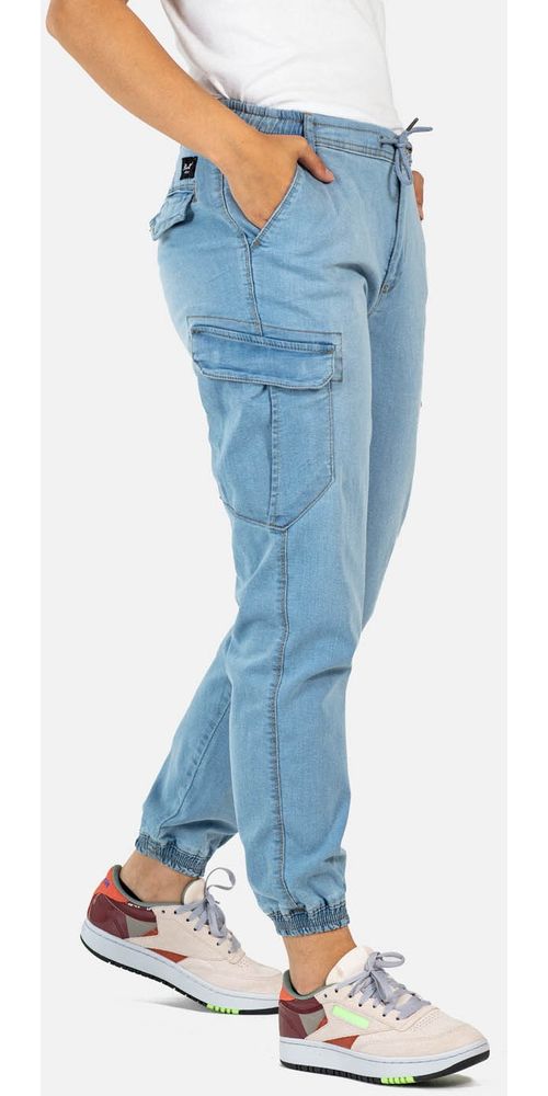 ReellDamenCargohoseReflexWomenLwCargo2111-005-01-008LightBlueDenim-XS