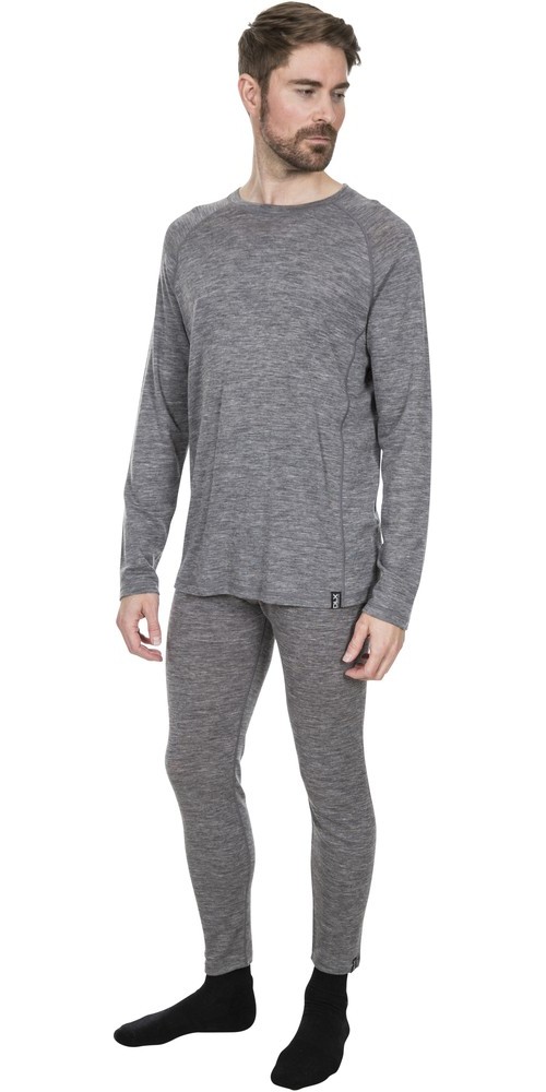 DLXFunktionsunterwscheWexler-MaleDlxMerinoBaseLayerTopDarkGreyMarl
