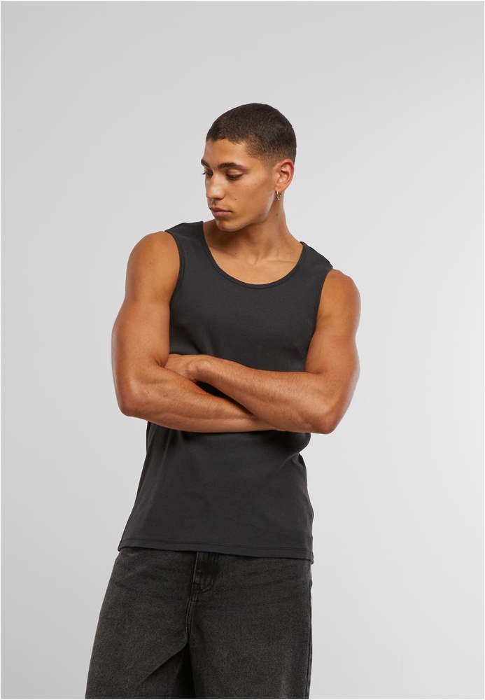 UrbanClassicsWashedRibTanktopTB7344Black-3XL
