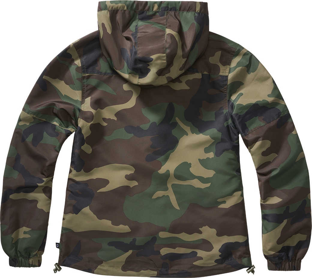 BranditWomenJackeLadiesSummerWindbrfrontzipWoodland-XS