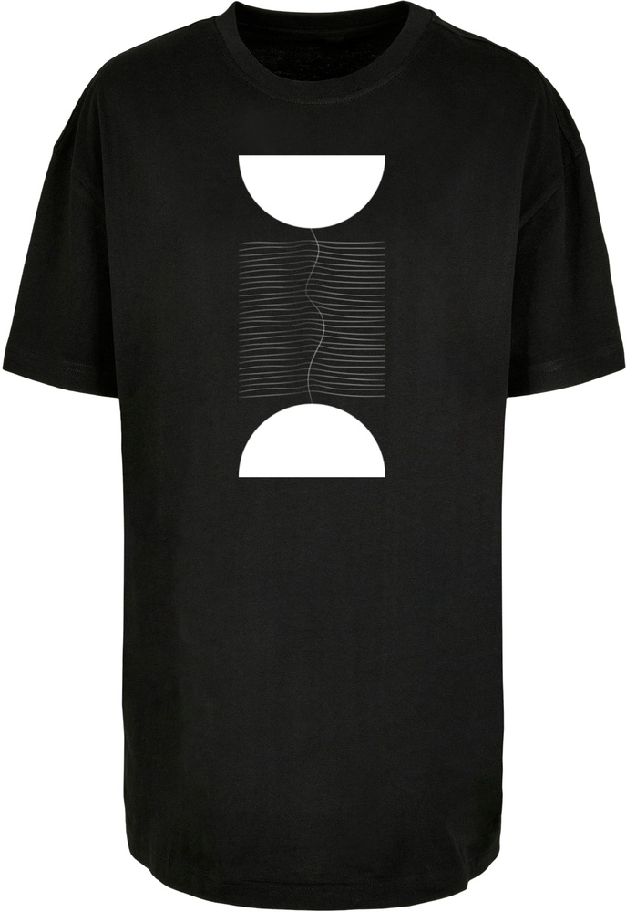 MerchcodeDamenLadiesAbstractLinesT-ShirtMP0008789