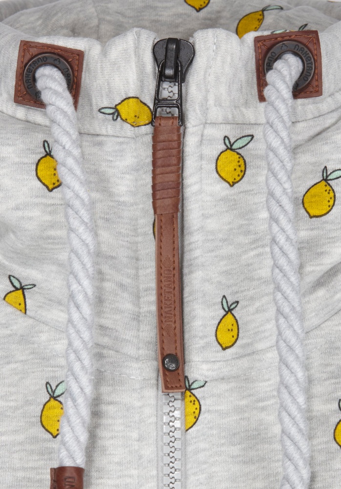 NaketanoDamenHoodieBrazzo1801-0301AlloverCitronsGrey-XS