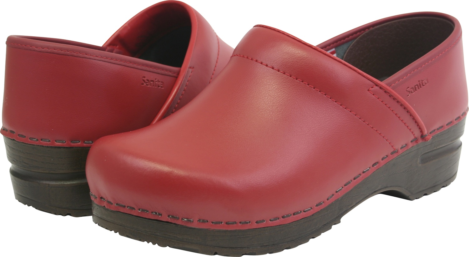 SanitaDamenGeschlossenerClogOriginal-ProfIzabellaRed