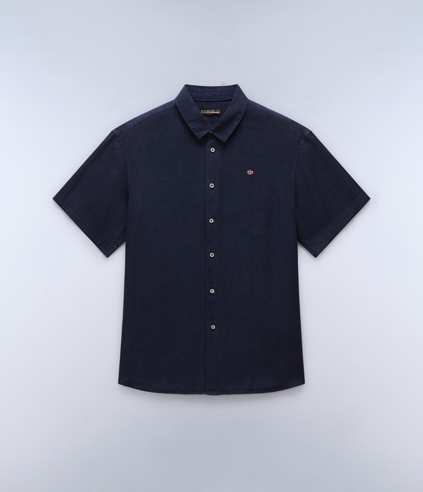 NapapijriLongsleeveG-LinenSsNP0A4HT5BlueMarine-XS