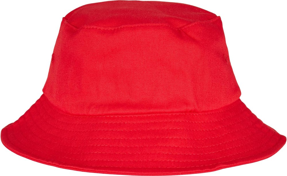 FlexfitKinderCottonTwillBucketHatKidsRed