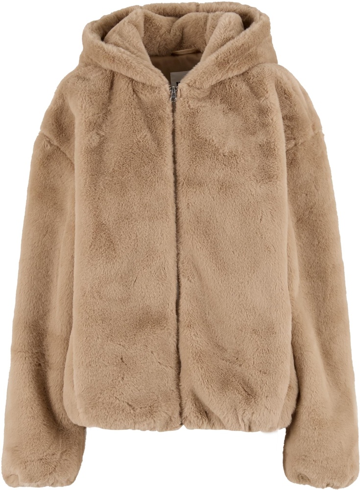 UrbanClassicsFullZipFauxFurHoodieTB7932Wetsand-L