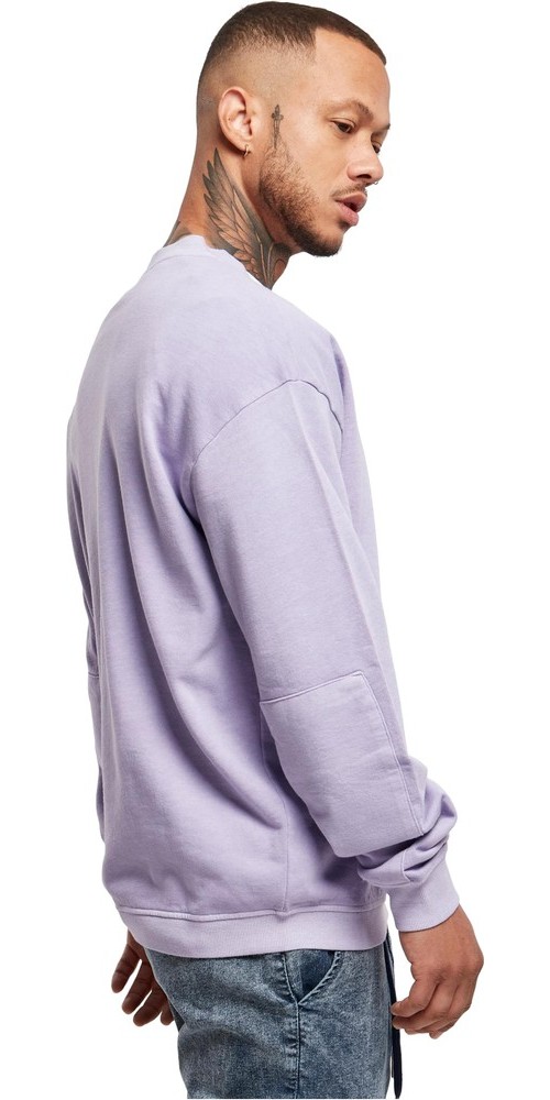 UrbanClassicsPigmentDyedCrewNeckLavender