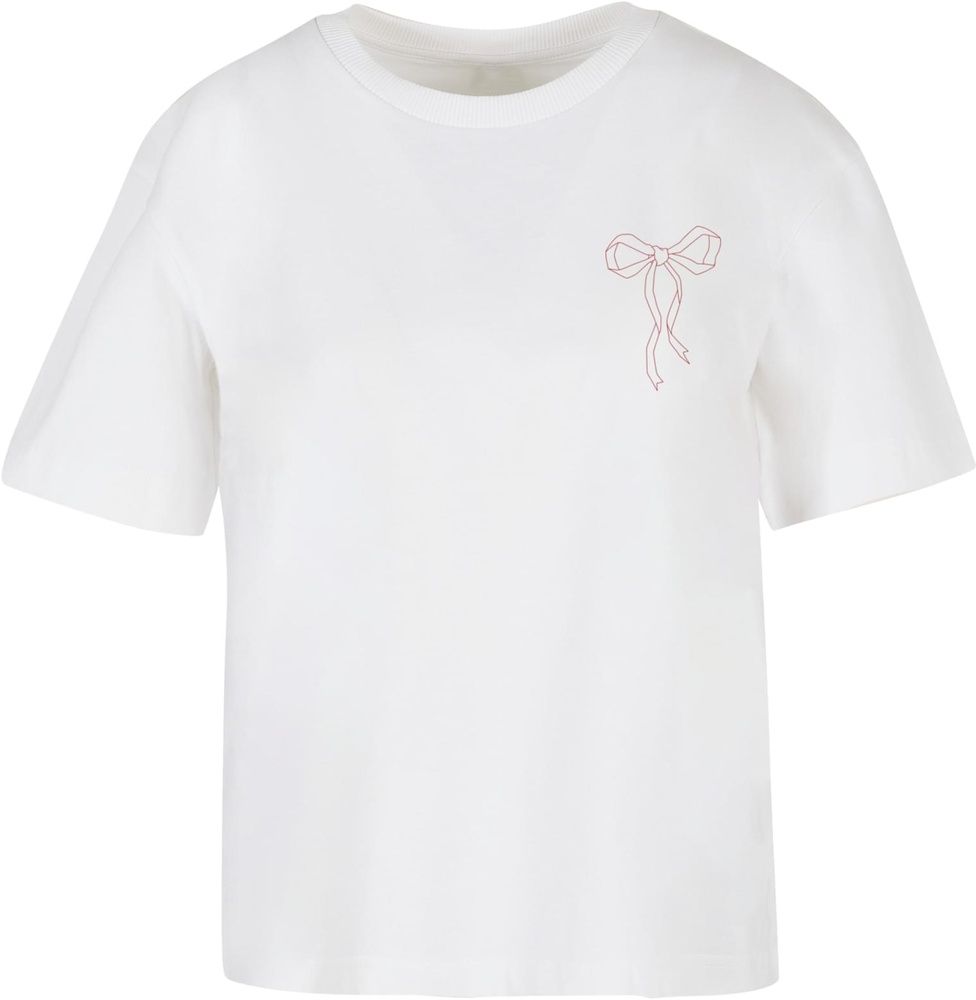 MisterTeeDamenBowOnelinerTeeMST248