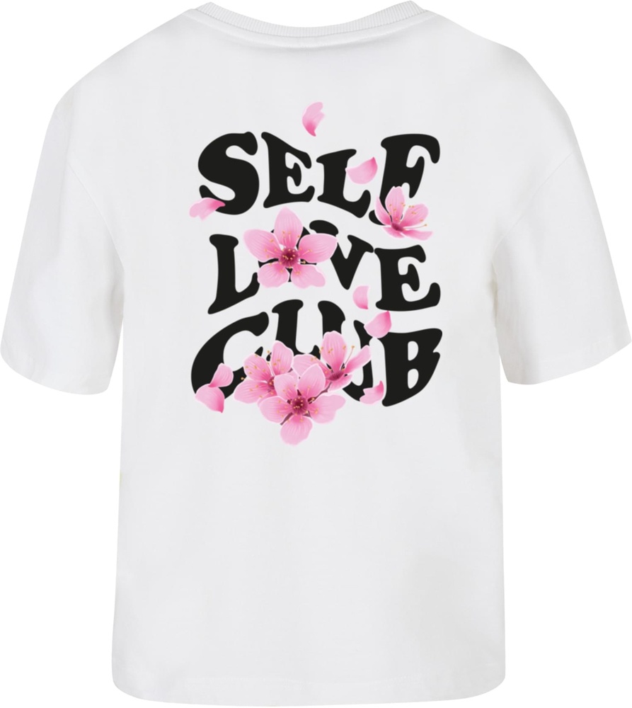 MissTeeDamenT-ShirtSelfLoveClubTeeMST012White-3XL