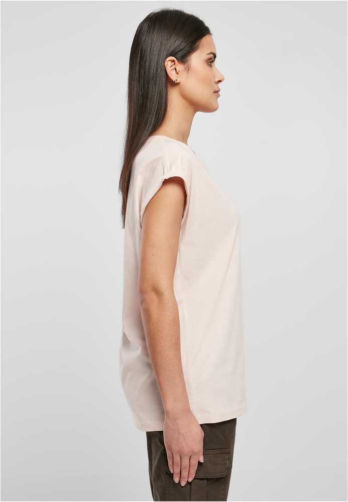 UrbanClassicsDamenT-ShirtLadiesOrganicExtendedShoulderTeePink-3XL