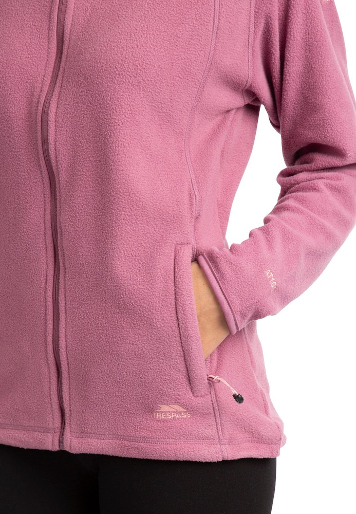 TrespassDamenFleecejackeFleecepulloverNonstop-FemaleFleeceAt100Mauve-L