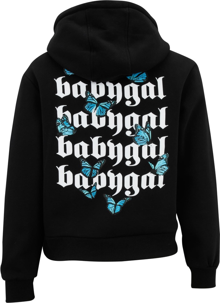 MissTeeDamenBabygalHoodyMST023Black-3XL