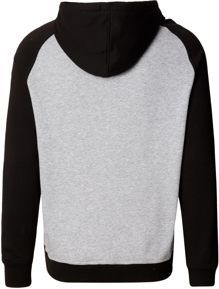 MisterTeeComptonWordingEmbRaglanHoodyMT3922HGreyBlk-3XL