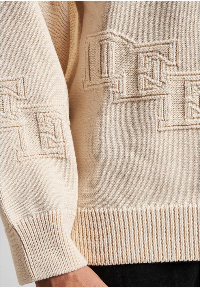 DEFPulloverKnitCrewneckDFCN146Sand-L