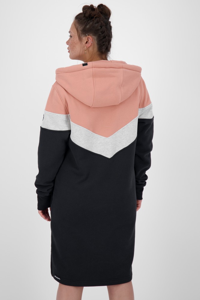 AlifeKickinDamenSweatkleidBiggiAKASweatdressMahagonium-2XL