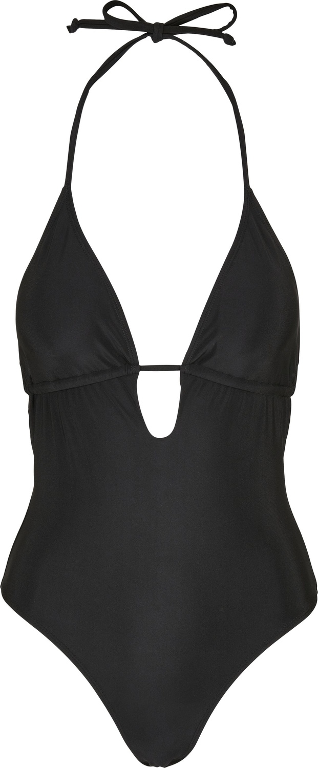 UrbanClassicsDamenBadeanzugLadiesRecycledTriangleSwimsuitBlack