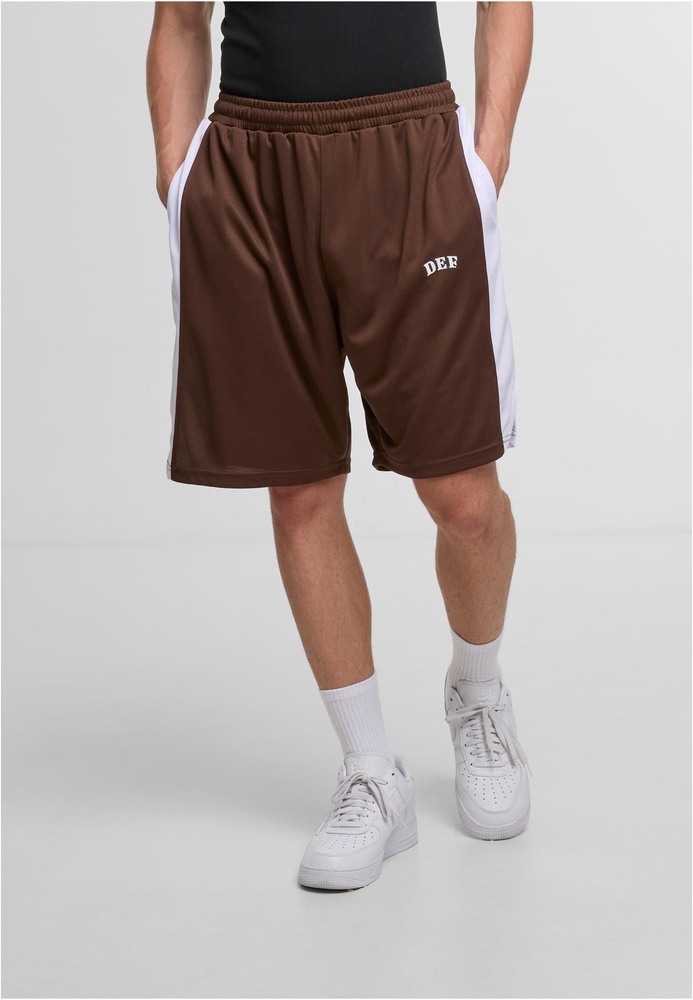 DEFStripesShortDFSH049ChocolateBrown-L