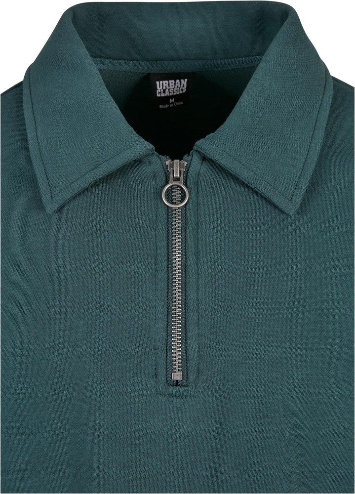 UrbanClassicsSweatshirtShirtCollarCrewBottlegreen-3XL