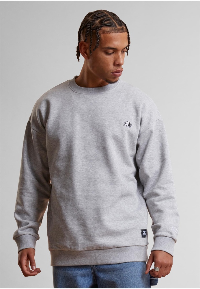 StarterBlackLabelPulloverUsaCrewNeckST432Heathergrey-L