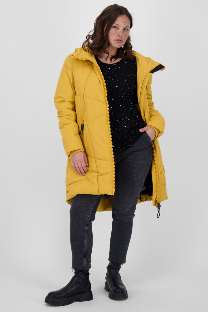 AlifeKickinDamenWintermantelKasiaAKACoatCamel-2XL