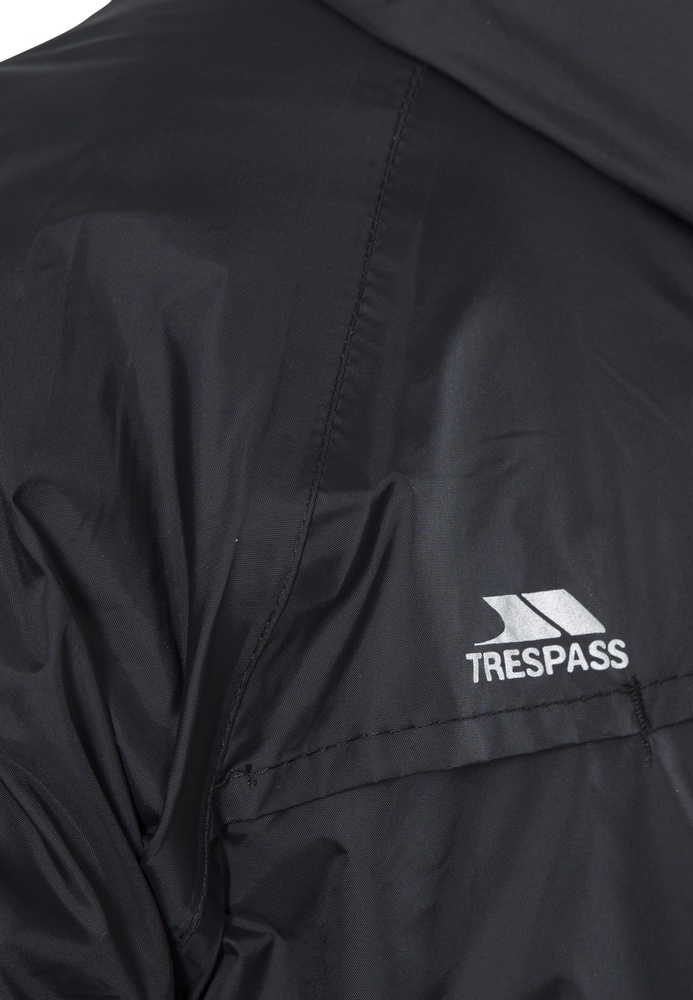 TrespassRegenjackeQikpacJacket-UnisexPackawayJacketTp75Black-L