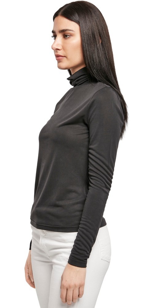 UrbanClassicsDamenLadiesModalTurtleneckLongsleeveBlack