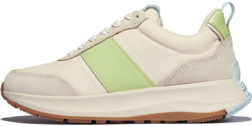 FitFlopDamenSneakersF-ModeFlowSneaker-NylonSuedeMixIK8LimeMix-36